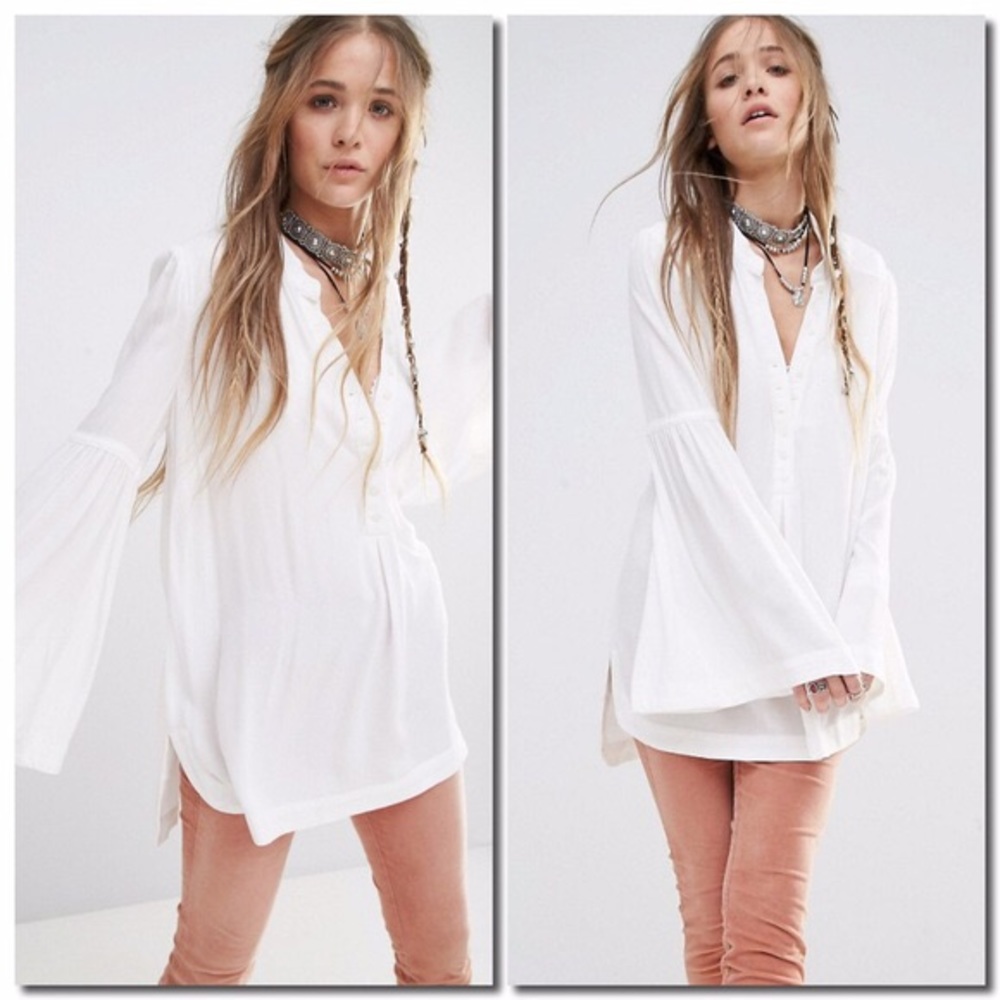 Free People Bell Sleeve Tunic